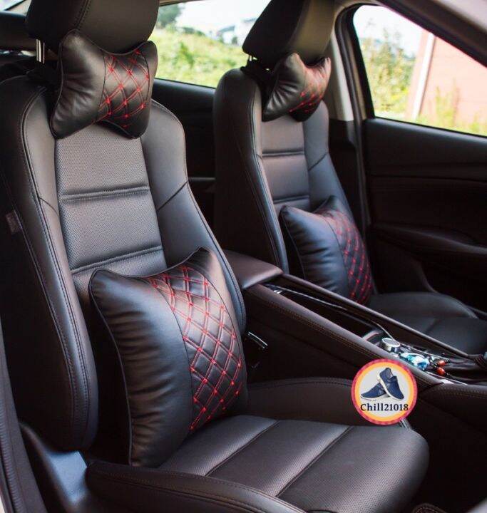 ch1283x-หมอนรองคอในรถ-หมอนรองคอpu-ที่พิงหลังในรถยนต์-วัสดุหนังpu-car-headrest