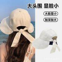 COD QQM Sunscreen cap 防晒帽 风扇帽 渔夫帽大头围春天黑胶遮阳女抗UV防晒帽子棒球帽鸭舌帽 户外 5/18