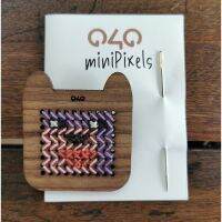 Mini Pixels Pin : แผ่นปักไม้งานฝีมือรูปสัตว์ :  เข็มกลัด บริการเก็บเงินปลายทาง