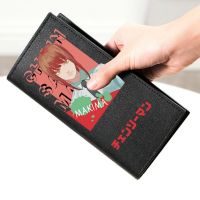 Makima Wallet Chainsaw Man Purse Demon Hunter Anime Short Long Leather Cash Case Money Notecase Change Burse Bag Card Holders