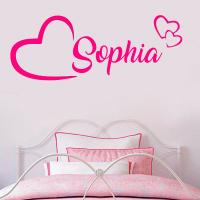 Personalized name Wall Sticker Art Vinyl Decal Decor Home Bedroom Decoration Kids Room Nursery Customized Mural Decals Y231 Stickers