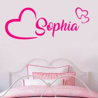 Personalized name Wall Sticker Art Vinyl Decal Decor Home Bedroom Decoration Kids Room Nursery Customized Mural Decals Y231 Wall Stickers  Decals