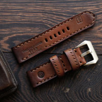 สายนาฬิกาหนังแท้ แนว Ammo strap มีขนาด 20mm 22 mm 24 mm watch strap สายนาฬิกา พร้อมบัคเคิล