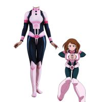 （ใหม่）ฮีโร่ของฉัน A Cademia Uraraka Ochako บอดี้สูท J Umpsuit เครื่องแต่งกายอะนิเมะ Boku ไม่มีฮีโร่ A Cademia OCHACO คอสเพลย์ Catsuit สูท Z Entai