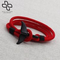 COD SDGREYRTYT BEA™ Shark Adjustable Bracelet Multilayer Handmade Women Men Rope Wristband Jewelry Accessories