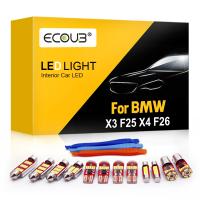 [ANYA Auto Parts] ชุดสำหรับ BMW หลอดไฟตกแต่งภายใน Led X3 F25 X4การอ่านแผนที่ F26หีบฝาทรงโค้งในร่มรถยนต์พาหนะหลอดไฟ LED แคนบัสเหนือศีรษะ