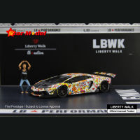 Star รุ่น1:64รุ่นรถ LB Aventador LP700-4 LBWK 2.0ดอกทานตะวันพร้อมกล่องด้านหน้า LTD 499PCS