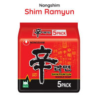 Nongshim Shin ramyun ชินรามนยอน บะหมี่กึ่งสำเร็จรูป มาม่าเกาหลี รสเผ็ด