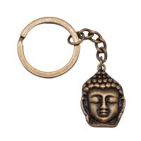 Buddhism Keychains Findings For Diy Metal Craft Key Chain Accessories