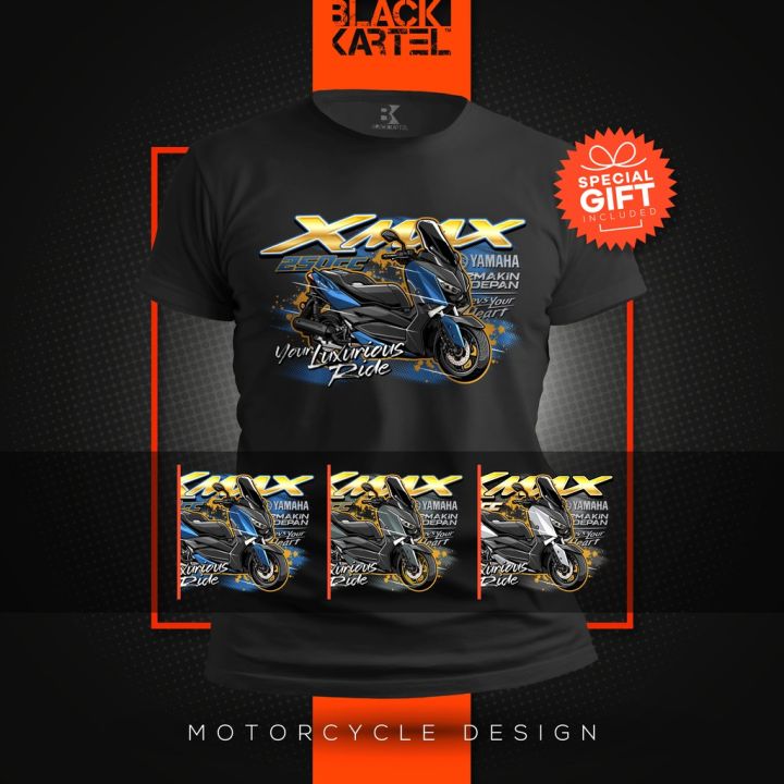 READY STOCK! [ BAJU / T SHIRT MOTOR SCOOTER YAMAHA XMAX 250CC ] TSHIRT ...