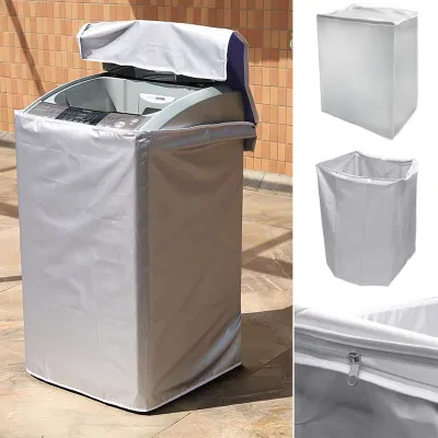 S/M/L/XL Automatic Roller Washer Sunscreen Washing Machine Waterproof Cover Dryer Polyester Dustproof Washing Machine Cover