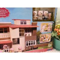 พร้อมส่ง!! บ้านDIY ครอบครัวหมี บ้าน2ชั้น ซิลวาเนี่ยน Family House Minitown Bear town บ้านหมี บ้านของเล่น บริการเก็บเงินปลายทาง สำหรับคุณ