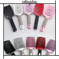 【BEIBEI】 Salon Professional Bristle Nylon Hairbrush Hair Combs Scalp Massage Comb Wet Curly Hair Brush Hairdressing YDEA