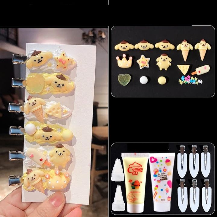 พร้อมส่ง-กิ๊บติดผม-ประดิษฐ์-diy-กิ๊บติดผมทำเอง-น่ารักเว่อร์