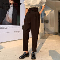 CHEERART Black Pants Women High Waist Fall Clothes For Women Trousers Korean Fashion Designer Bottoms Trendy Pants Autumn 2021