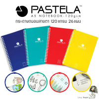 PASTELA A5 Notebook - 120 gsm โน็ตบุค A5 กระดาษถนอมสายตา [ลายจุด, ลายตาราง]