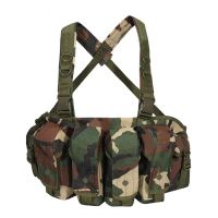 Tactical Chest Rig Bag AK 47 Chest Rig Magazine Pouche Molle Vest Utility Pouches Adjustable Ak Pouch
