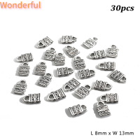 ?【Lowest price】Wonderful 20-30ชิ้นจี้ล็อกกุญแจหัวใจกลวงขนาดเล็กสีเงินวินเทจสำหรับทำเครื่องประดับต่างหูสร้อยคอสร้อยข้อมือ