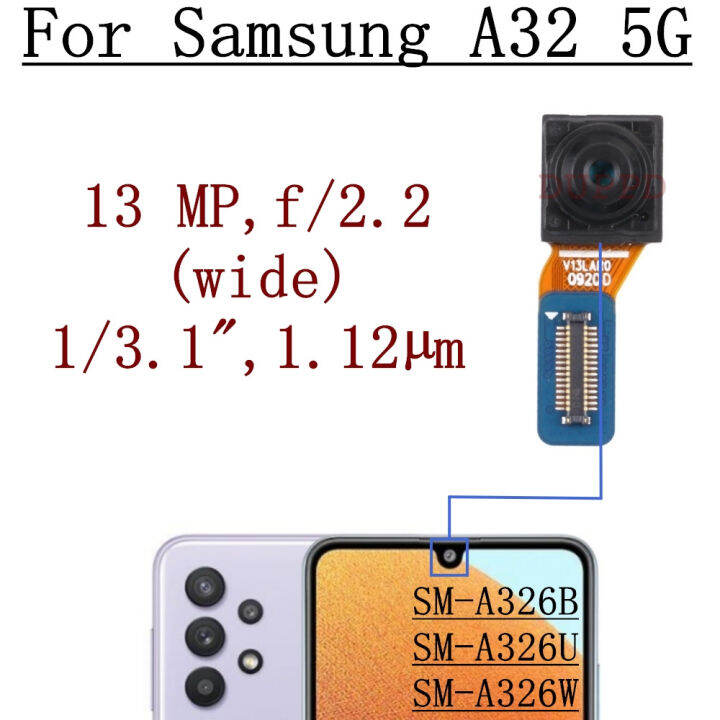 kembali-kamera-utama-unama-a32-samsung-galaxy-5g-a326w-a326b-sm-a326u-depan-lebar-asal-menghadap-kamera-belakang-สายเคเบิลงอได้