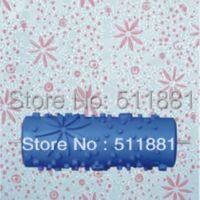 5 NCCTEC insolubility print drum FREE shipping 125mm liquid wallpaper flower mould DIY roller decorative pattern roller