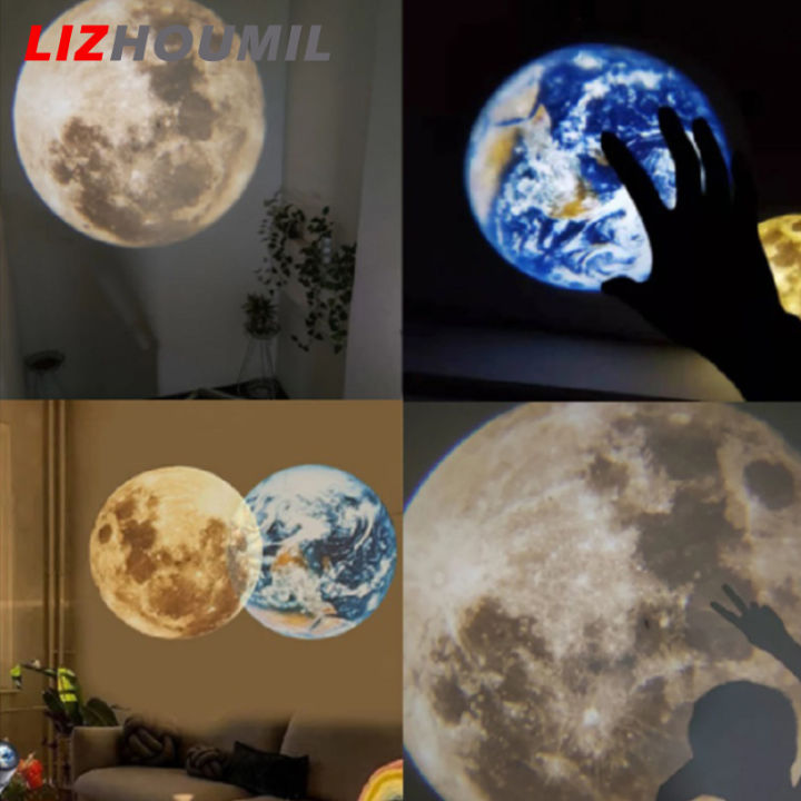 lizhoumil-โลกดวงจันทร์ไฟกลางคืนโปรเจกเตอร์หลอดไฟสุดสร้างสรรค์-โคมไฟโต๊ะสำหรับห้องนอนรูปโลกสำหรับคู่รักคู่รักคู่รักคู่รักเด็ก