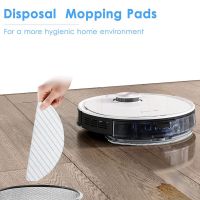 75 Pieces Disposal Mop Pads for ECOVACS DEEBOT OZMO T8/ T8+/ T8 AIVI/ T9/ T9 MAX Vacuum Cleaner Wipes, Wiping Pads