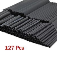 【cw】 127Pcs Shrink Tube Sleeving Tubing Assortment Electrical Connection Wire Wrap Cable Shrinkage 2:1