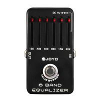 JOYO แป้นเหยียบอีควอไลเซอร์6แบนด์ JF-11ให้การ18Db ที่ ± สำหรับแต่ละวงดนตรีที่เหมาะกับไฟฟ้า/กีตาร์โปร่งและเบส