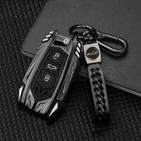 Alloy+Silica Gel  Car Remote Key Case Cover Shell For VW Volkswagen Passat B8 Magotan For Skoda Kodiaq Superb A7 Smart Keyless