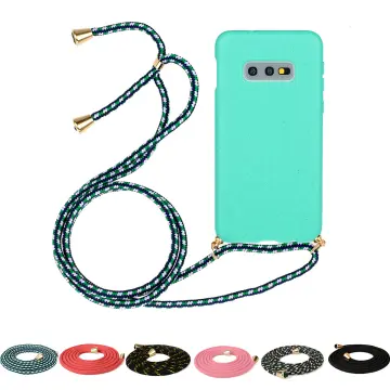 Card Holder Cord Rope Crossbody Necklace Phone Case For Samsung Galaxy S22  S21 S23 Note 20 S20 Ultra S9 S10 S20 Plus A90 Cover