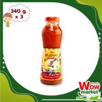 Sunsauce Hot Suki Sauce 340 g x 3 : ซันซอส น้ำจิ้มสุกี้ สูตรเข้มข้น 340 กรัม x 3 ขวด