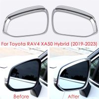 RAV4โตโยต้า2019 2020 2021 2022 2023 RAV 4 XA50อุปกรณ์ตกแต่งคิ้วกันฝนกันฝนที่รถไฮบริด