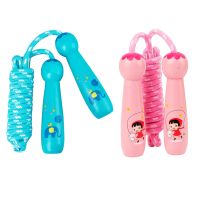 [A SELL Hot Sale] Kids Children SkippingRope LovelyWooden Handle ไม้เท้า