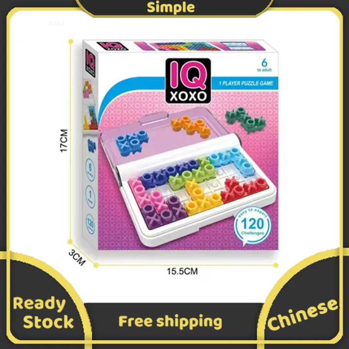 IQ XOXO Board Game IQ Puzzle 3D Puzzle Logic Games Lazada PH