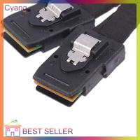 Cyang Mini SAS 36Pin SFF-8087กับ Mini SAS 36pin SFF-8087เซิร์ฟเวอร์ฮาร์ดดิสก์สายสำหรับข้อมูลควบคุมการจู่โจมไปยัง Backplane