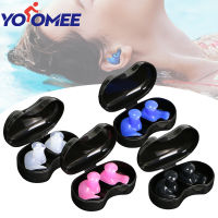 Yoomee Summer Swimming Earplugs Silicone Waterproof Anti-noise Surf Diving Outdoor Water Sports Pool Accessories