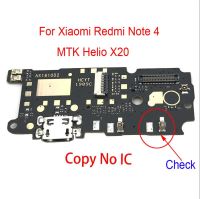 【Factory-direct】 liaoxian3105992120 USB ชาร์จพอร์ต Charger Board Flex Cable สำหรับ Redmi Note 4 MTK Helio X20 Dock Plug Connector พร้อมไมโครโฟน