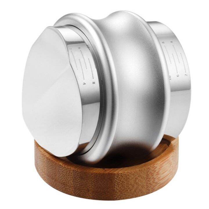 Coffee Distributor and Tamper/Leveler,Dual Head Coffee Leveler