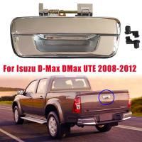 ฝาฝาครอบที่จับประตูท้ายหลังรถสำหรับ Isuzu D-Max Dmax UTE 2008-2012ที่จับประตูโดยไม่มีรูกุญแจ