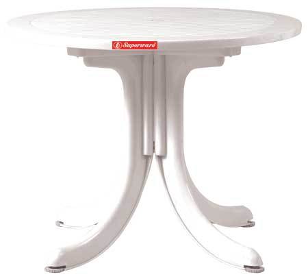 oa-furniture-โต๊ะกลมสนาม-superware-t16-white