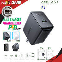 Acefast รุ่น A3 หัวชาร์จ ชาร์จเร็ว Fast Charge Wall Charger A3 PD3.0 20W (1xUSB-C) US Nextone