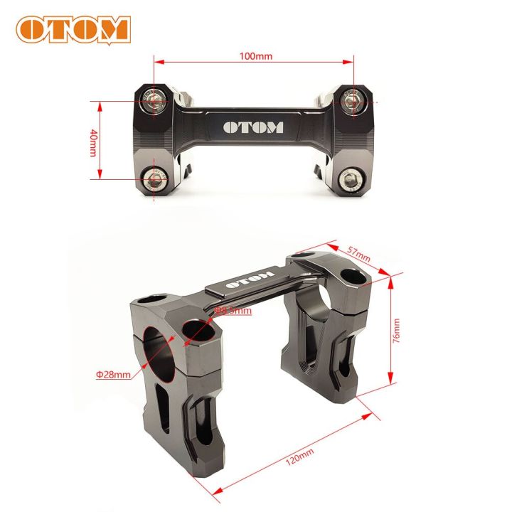 สกรูฐานสำหรับวางทิศทางรถจักรยานยนต์-otom-7075เครื่องจักร-cnc-อะลูมิเนียมสำหรับ-kayo-t4-guizun-mx6ชิ้นส่วนรถจักรยานวิบากโมโตครอสออฟโรด