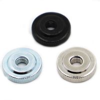 2/5pcs DIN467 GB807 Black Blue Zinc Nickel Plated Carbon Steel Handle Nuts Knurled Thumb Nuts M3 M4 M5 M6 M8 M10