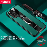 NUBULA Xiaomi Redmi Note 11 Pro 4G 5G | Redmi Note 11 11S 4G เคสหนัง PU นิ่มขอบกันกระแทกฝาหลัง Hp Redmi Note 11 Pro เคสโทรศัพท์มือถือพร้อมที่ยึดแม่เหล็กขาตั้งสายคล้องมือสำหรับ Redmi Note 11 Pro 11S