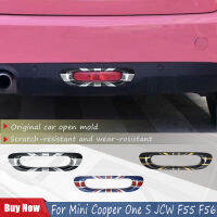 สีเทาแจ็คตกแต่งรถจัดแต่งทรงผมสติกเกอร์ไฟท้ายสำหรับ MINI COOPER ONE JCW S F55 F56รถอุปกรณ์ภายนอก