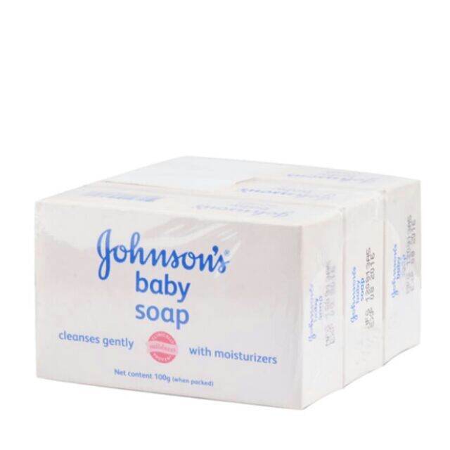 Johnson's Baby Bar Soap x3 bar Lazada