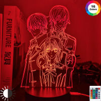 3d Lamp Anime Vampire Knight LED Night Light for Kid Room Decor Nightlight Birthday Gift Manga Vampire Knight Acrylic Night Lamp