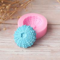 Silicone Fondant Mold Sea Urchin Shell Shape Ocean Fondant Cake Decoration Gum Paste Moulds Chocolate Mould Bread Cake  Cookie Accessories