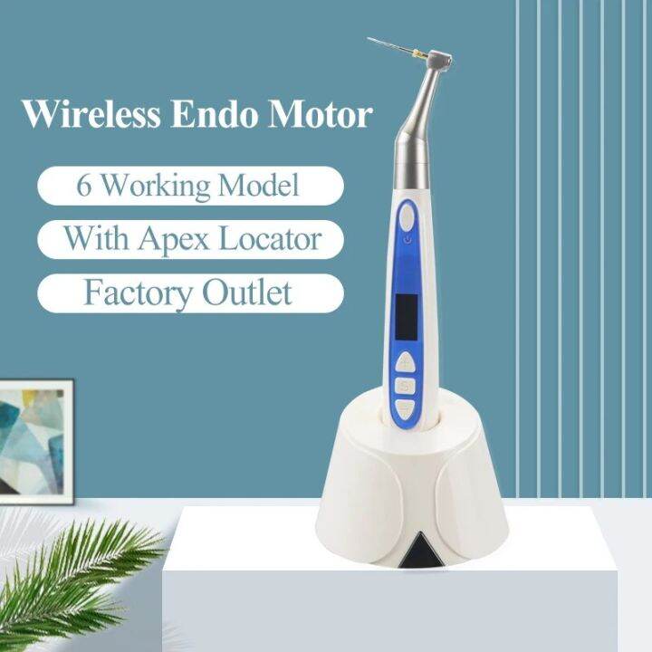 2 in 1 Dental Wireless Endo Motor with Apex Locator 10 Program Setting