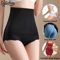 【LZ】 Calcinha De Barriga Plana De Cintura Alta Para Mulheres Shorts De Emagrecimento Shaper Do Corpo Hip Lift Shaping Underwear Shapewear Controle De Barriga